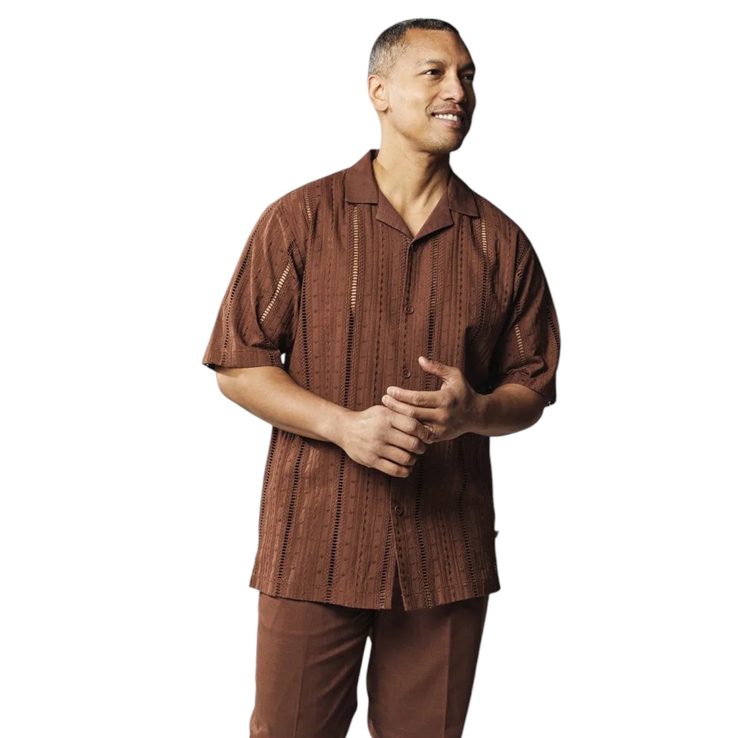 STACY ADAMS: Linen Jacquard Walking Set 96006